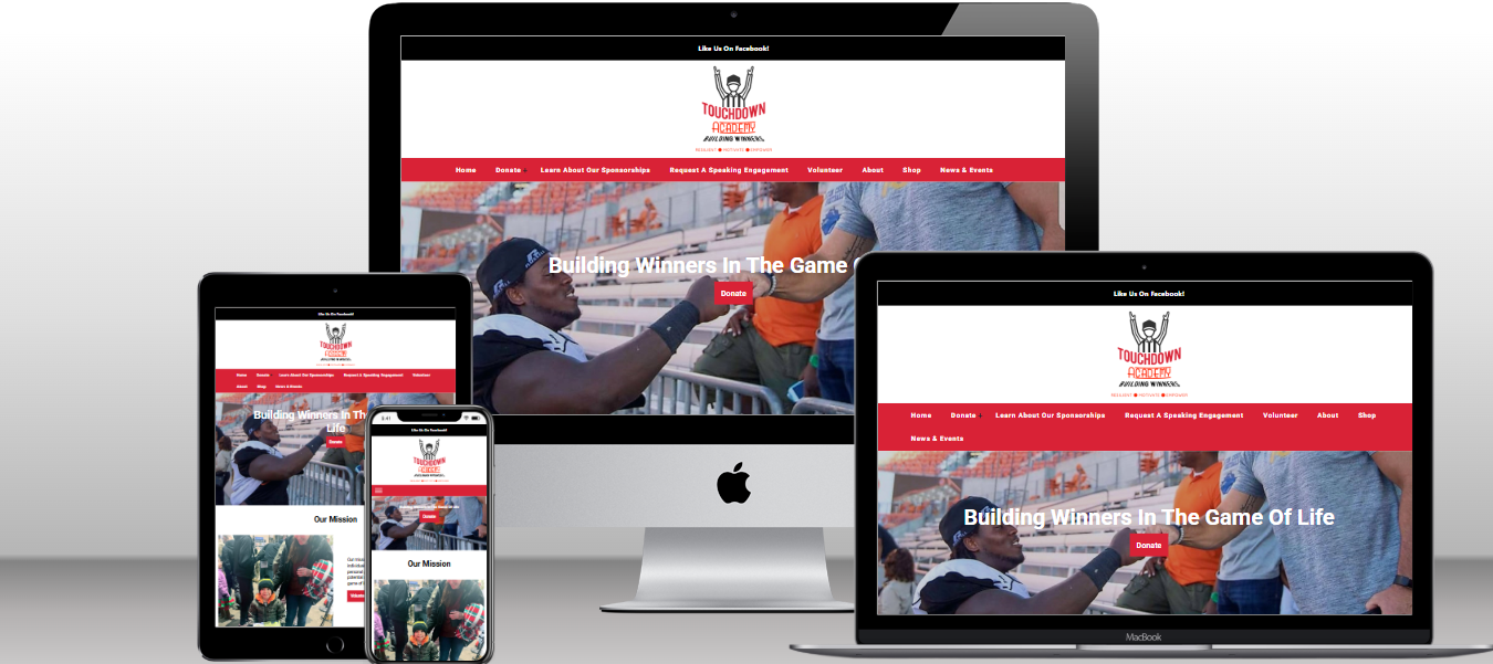 Touchdown Academy Web Design